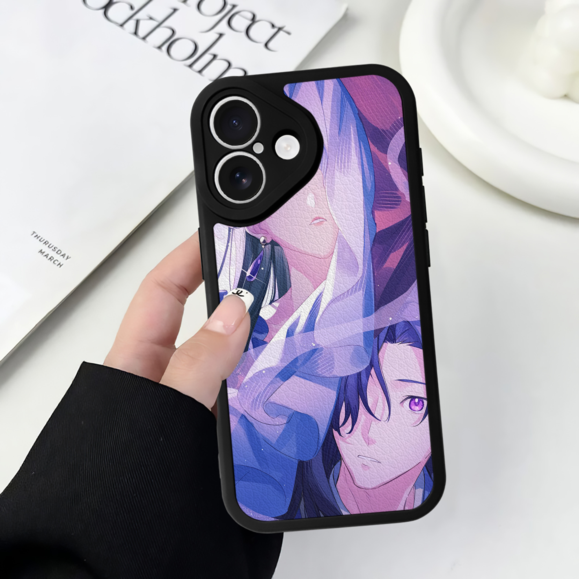 薬屋のひとりごと The Apothecary Diaries 【iPhone 16シリーズ対応】シリコンスマホケース（レザー調） 材質：シリコン